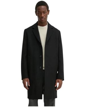 Theory Single-Breasted Coats - Nero