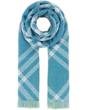Burberry Winter Scarves - Blau