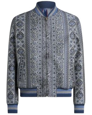 Etro Bomber Jassen - Blauw