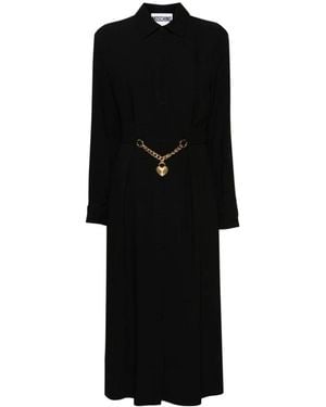 Moschino Shirt Dresses - Black