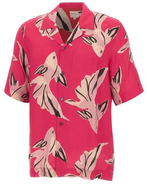 Paul Smith Short Sleeve Shirts - Pink