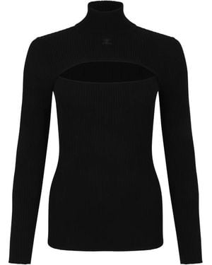 Courreges Turtlenecks - Noir