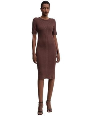 Hervé Léger Alina Kleid - Braun