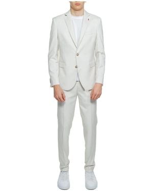 MULISH Plain suit with lapel collar - Grau