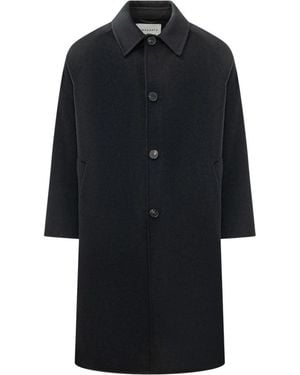 Amaranto Single-Breasted Coats - Noir