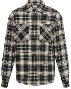 Moncler Casual Shirts - Grigio