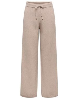 ONLY Gigi Wide Pant - Naturel