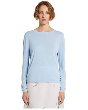 iBlues Round-Neck Knitwear - Bleu