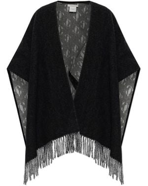 Jimmy Choo Jassen ,Zwart ,Wol Wool Poncho