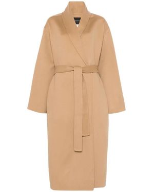 Fabiana Filippi Belted Coats - Natural