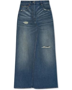 MM6 by Maison Martin Margiela Denim Skirts - Blu