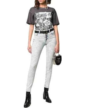 Michael Kors Skinny Fit Jeans - Gray