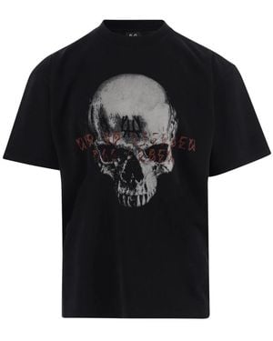 44 Label Group Logo-Print T-Shirt - Zwart