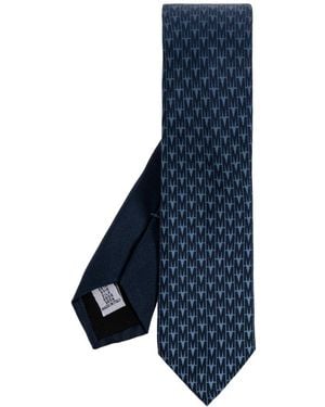 Moschino Seidenkrawatte - Blau