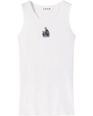 Lanvin Sleeveless Tops - White
