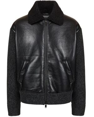 Iceberg Leather Jackets - Nero