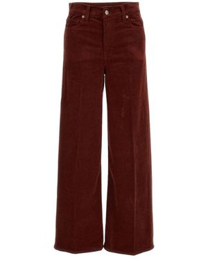 FRAME Wide Trousers - Rojo