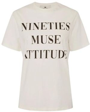 Elisabetta Franchi T-Shirts - Wit