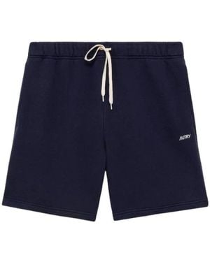 Autry Korte Broeken ,Blauw ,Katoen Shorts Main