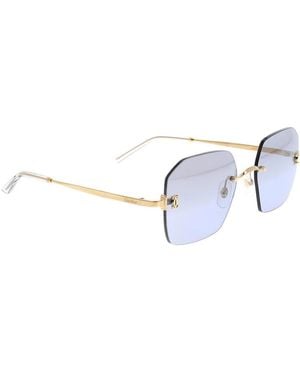 Cartier Accessoires ,Geel ,Zonnebrillen - Blauw