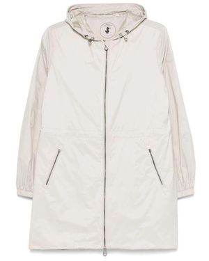 Save The Duck Städtische Parka Stil Ss25 - Weiß