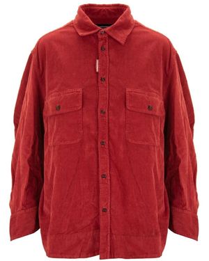 DSquared² Jassen ,Rood ,Katoen Light Jassen