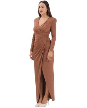 alma sanchez Party Dresses - Brown