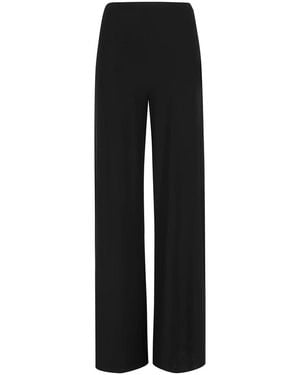 Norma Kamali Broeken ,Zwart ,Bias Pant