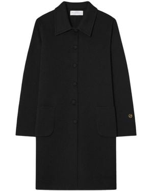 BUSNEL Single-Breasted Coats - Nero