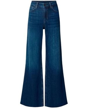 Liu Jo Jeans ,Blauw ,Katoen Wide Jeans