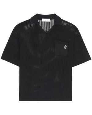 Etudes Studio Polo Shirts - Black