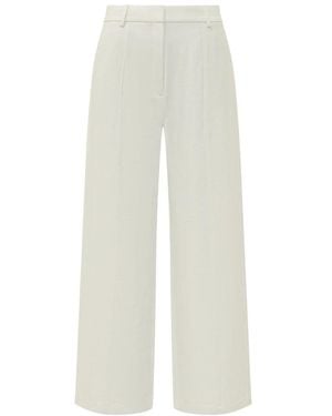 Calvin Klein Wide Trousers - White