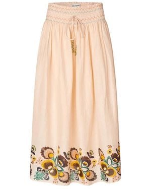Lolly's Laundry Midi Skirts - Naturel