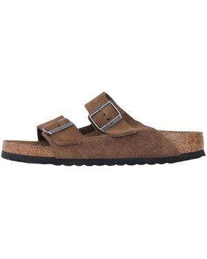 Birkenstock Sliders - Marrone