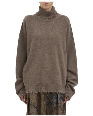 Uma Wang Turtlenecks - Marrone