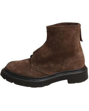Adieu Schoenen ,Bruin ,Leer Type 197 Zip Boots