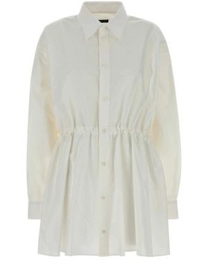 Balenciaga Shirt Dresses - Blanco