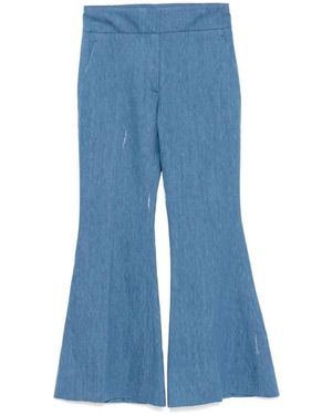 Gabriela Hearst Wide Trousers - Blue