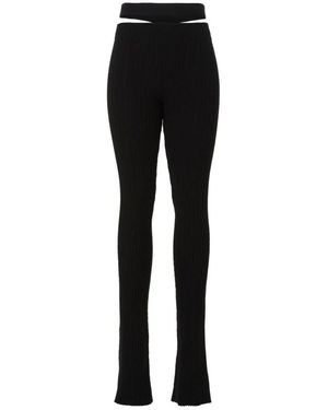 ANDREA ADAMO Skinny Trousers - Noir