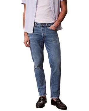 Calvin Klein Jeans ,Blauw ,Katoen Fuselée Jeans