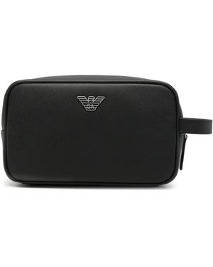 Emporio Armani Toilet Bags - Negro