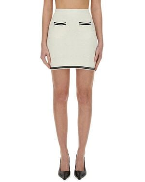 Self-Portrait Short Skirts - Blanco
