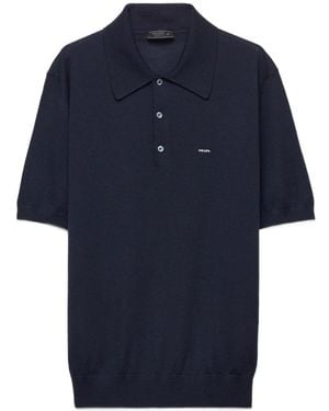 Prada Blaue T-Shirts Und Polos