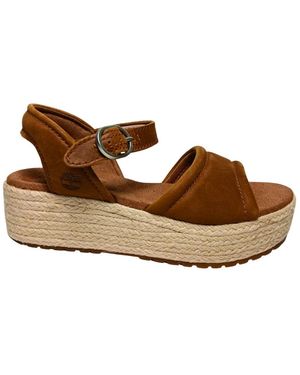 Timberland Schoenen ,Bruin ,Suède Sandali Camoscio