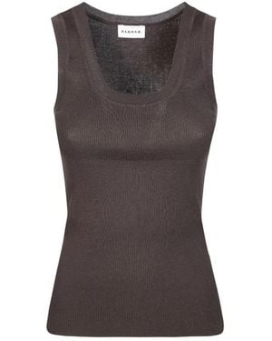 P.A.R.O.S.H. Tops ,Bruin ,Sleeveless Tops