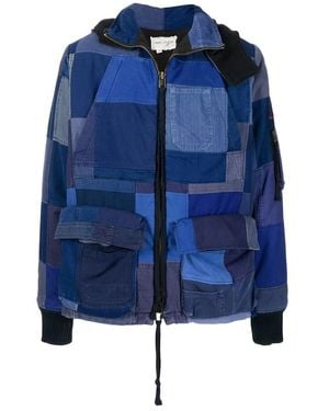 Greg Lauren Winter Jackets - Blue