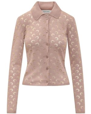 Marine Serre Cardigans - Rosa