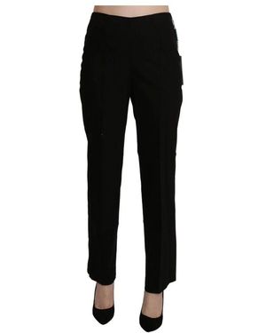 Bencivenga Straight Trousers - Noir