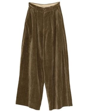Uma Wang Wide Trousers - Verde