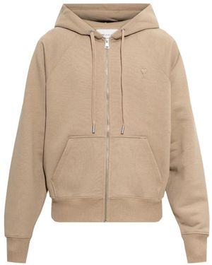 Ami Paris Logo Sweatshirt - Natur